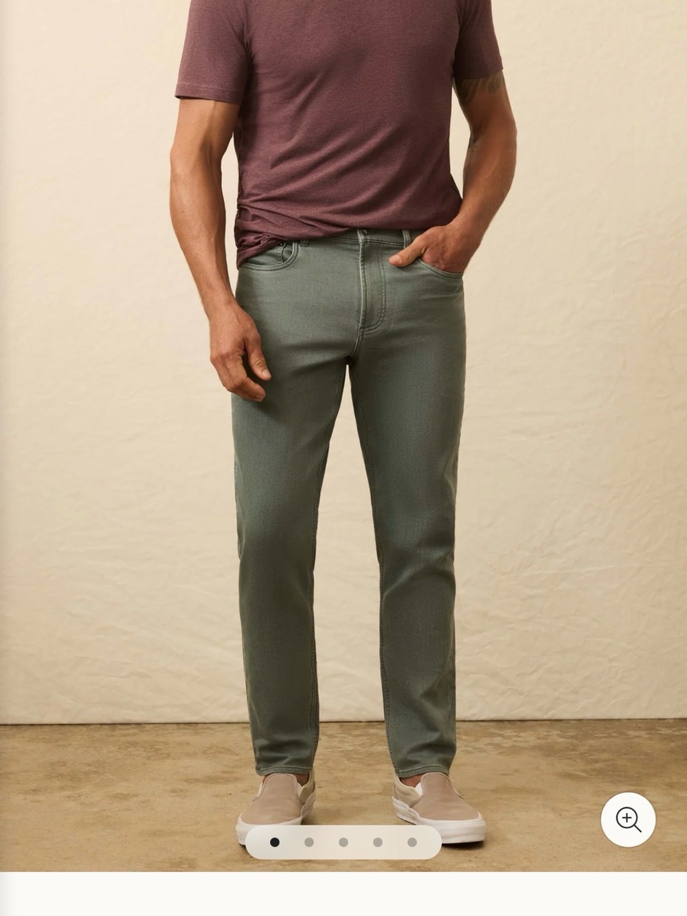 Faherty Stretch Terry 5-Pocket Pant